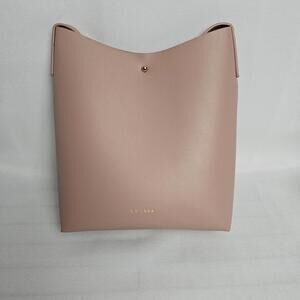 Samara Vegan Leather Medium Shoulder‎ Bag Crossbody Peony Pink